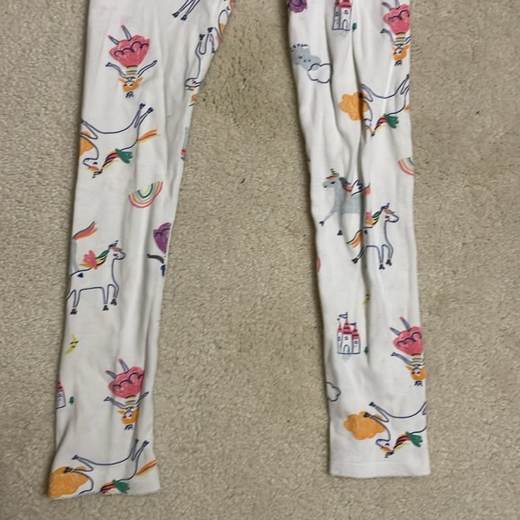 CARTERS UGC Girls Size 7 Long Sleeve Pajama Set Rainbow Ballerinas Unicorn Cloud - Picture 8 of 9